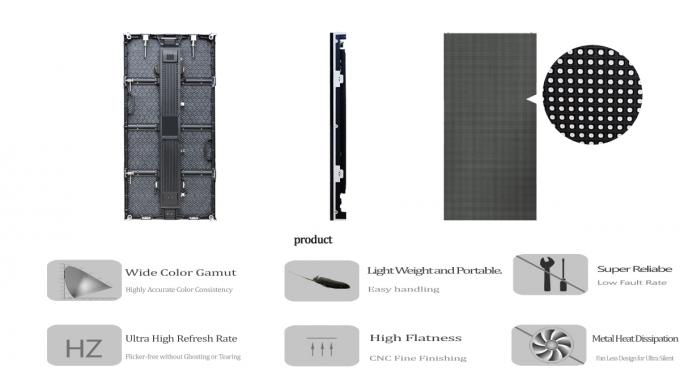 IP65 Large Outdoor Led Display Screens 5.95mm Pixels 5000nits Brightness