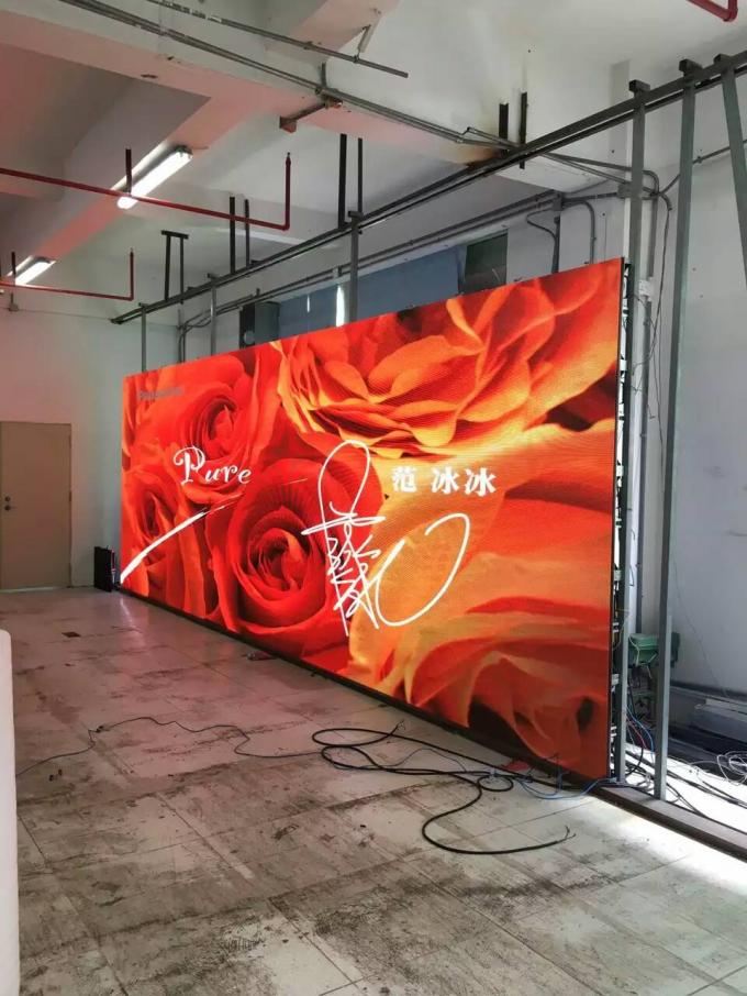 High Resolution Full Color LED Display Video Wall 1500nits Brightness IP 54 Waterproof